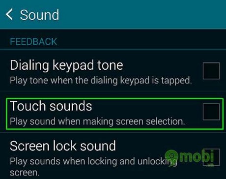 Samsung Galaxy S5 - Tắt âm thanh mặc định khó chịu