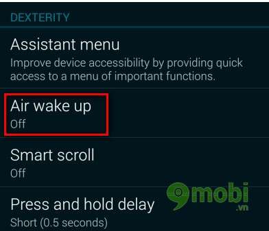 Samsung Galaxy S5 - Bật màn hình không cần phím Home, Power