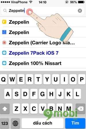 Cách thay logo nhà iOS 7 trên iPhone, iPad