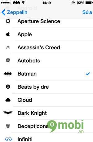 Cách thay logo nhà iOS 7 trên iPhone, iPad