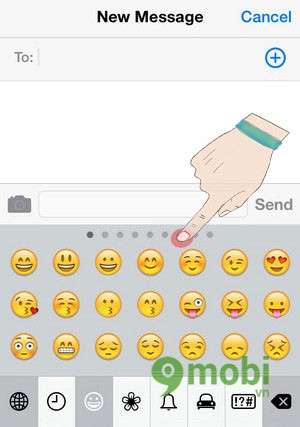 قم بتنشيط فيلم emoji على iphone 6 plus، 6، ip 5s، 5، 4s، 4 