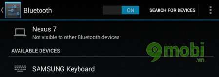 Thiết lập bàn phím không dây cho Android qua Bluetooth