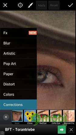 Picsart - Thay đổi màu mắt với Picsart trên Android