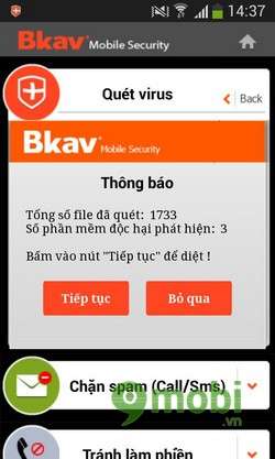 Hướng dẫn sử dụng Bkav Mobile Security trên Android/ iOS