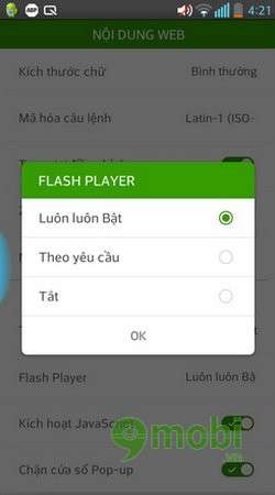 Hướng dẫn cài Flash player cho Android KitKat 4.4.2