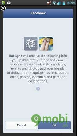 Đồng bộ hóa dữ liệu trên Facebook với HaxSync